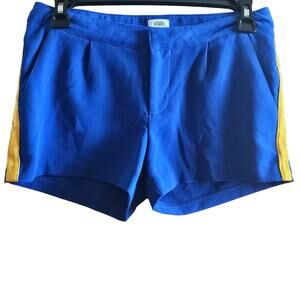 Blue and Yellow Short Shorts Size 25